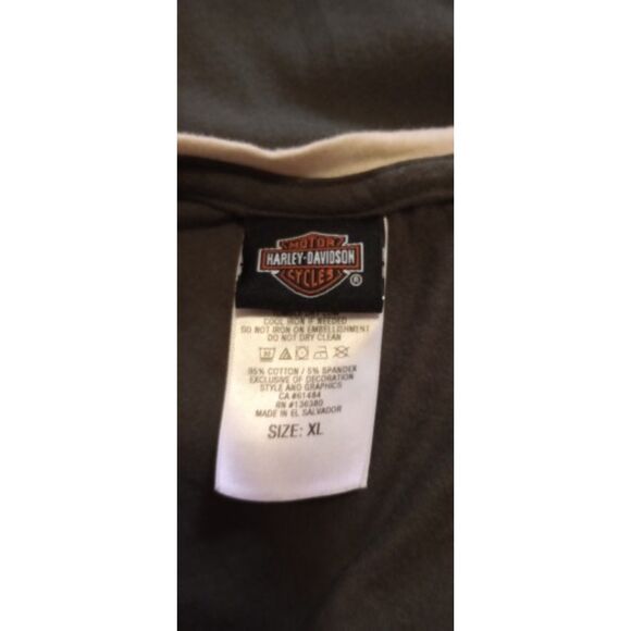 Harley Davidson Women's Size XLarge Short Sleeve T-Shirt - Picture 5 of 8